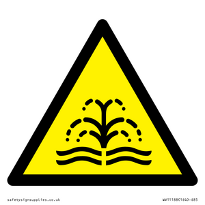 W516 Warning: fountain/water plume